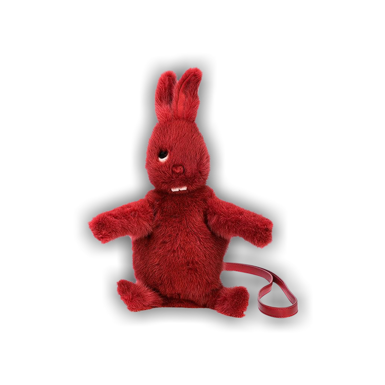Buy Rick Owens Hun Mink Fur Fat Bunny Cardinal Red RA19F0496