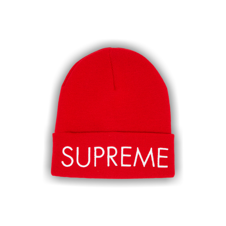 Buy Supreme Capital Beanie 'Red' - FW22BN15 RED | GOAT