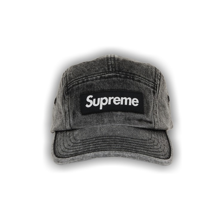 Buy Supreme Denim Camp Cap 'Washed Black' - FW22H145