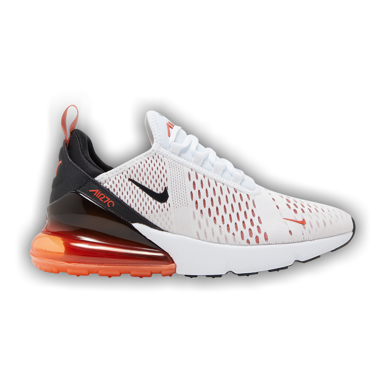 Air max 270 white black orange sale