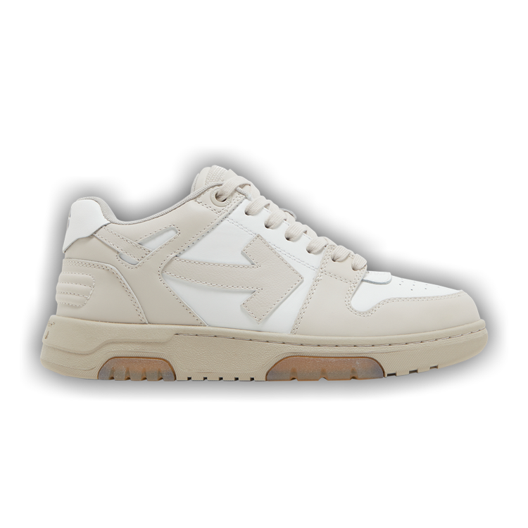 WMNS) OFF-WHITE Out of Office 'Black Beige' OWIA259S21LEA0016110