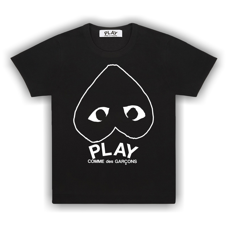 Buy Comme des Garçons PLAY Inverted Big Heart T-Shirt 'Black' - AZ