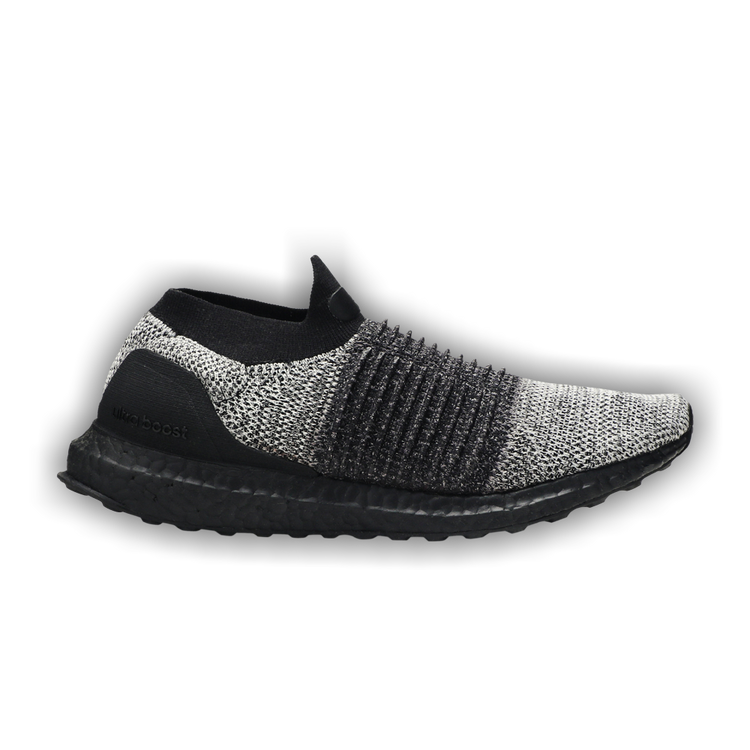 Adidas ultraboost laceless bb6137 black/grey deals