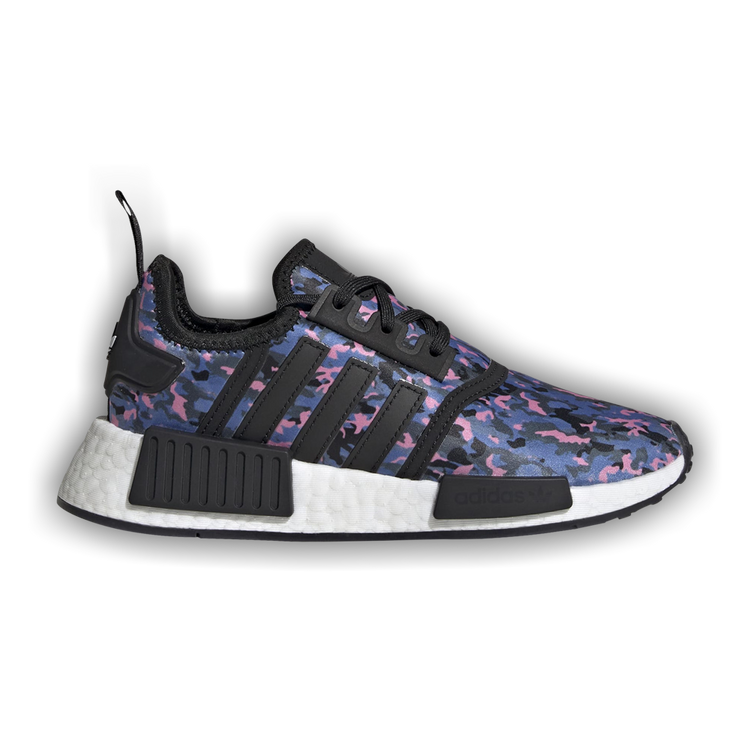 Buy NMD R1 J Blue Pink Camo HQ6183 GOAT CA