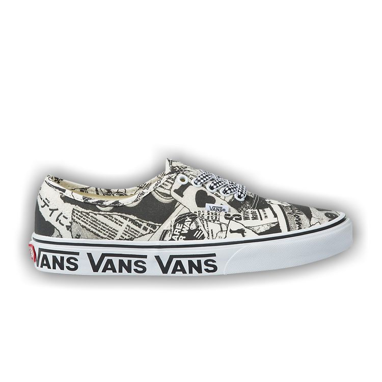 Vans - Authentic Vans Collage Black/White - Shoes