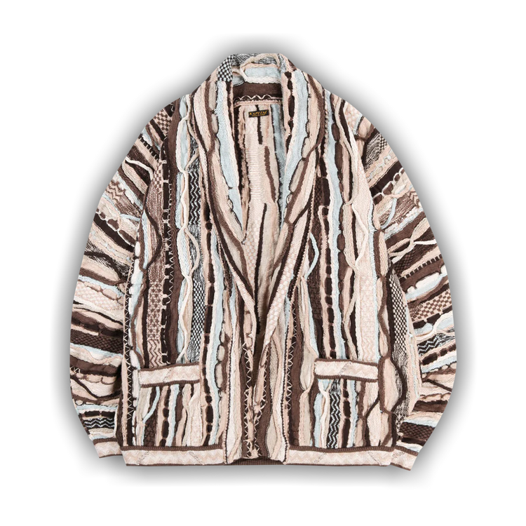 Buy Kapital 7G Knit Gaudy Crew Sweater 'Brown' - K2209KN802 BROW