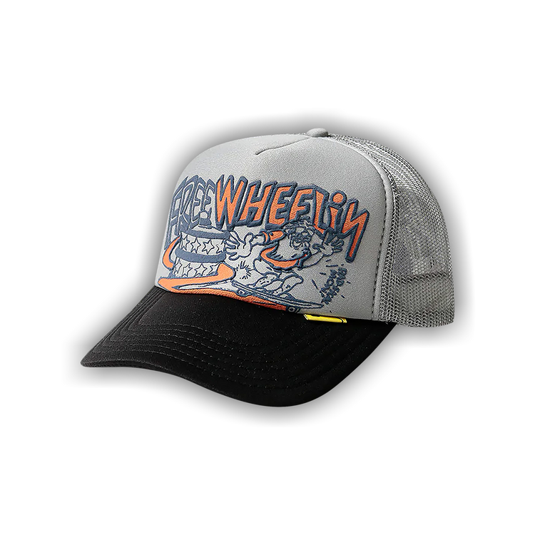 Buy Kapital Free Wheelin' Trucker Cap 'Grey/Black' - K2206XH543