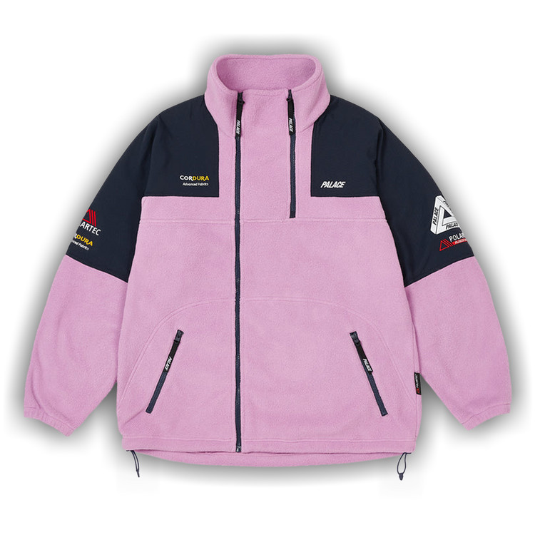 Buy Palace Polartec Double Zip Funnel 'Purple' - P23JK094 | GOAT
