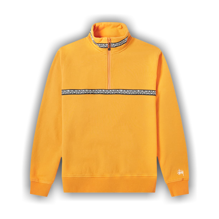 Buy Stussy Woven Tape Mock Neck Orange 118323 ORAN GOAT