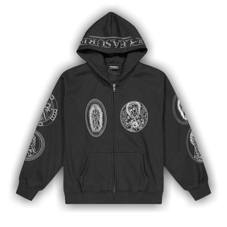 アウターその他 PAIN OR PLEASURE ROSE 2WAY HOOD ZIP UP black PP24SSJP01BK Cashmere Zip Up Hoody – MONROW