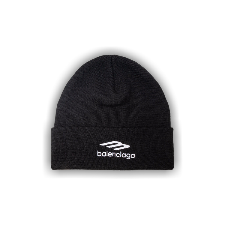 Buy Balenciaga Sports Icon Beanie 'Black/White' - 723343 443B1