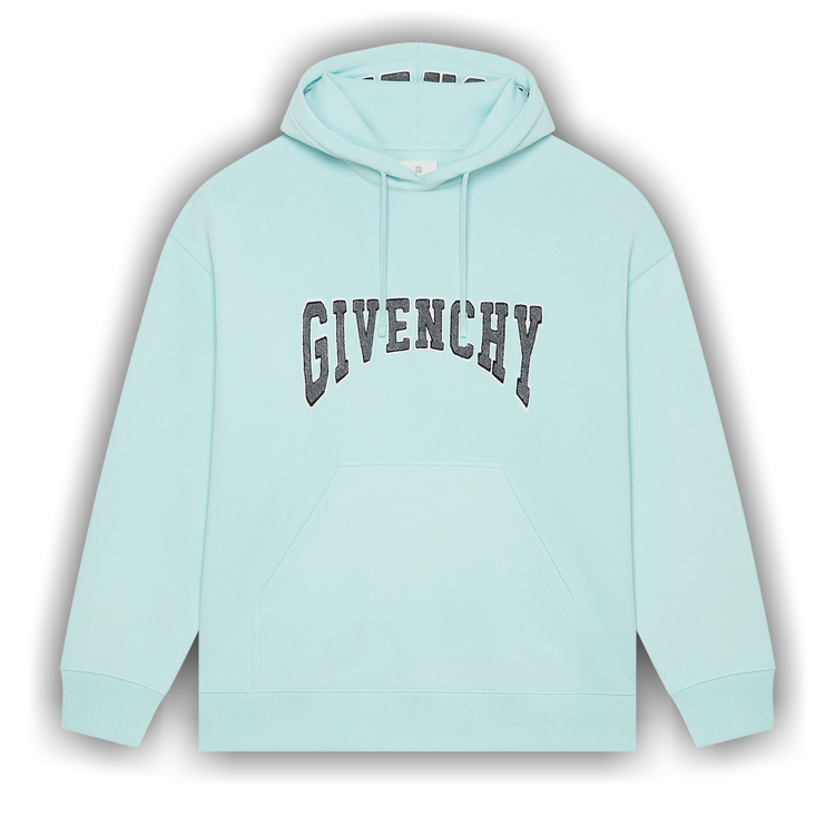 Buy Givenchy Slim Fit Print Hoodie Acqua Marine BMJ0HC3Y7M 466