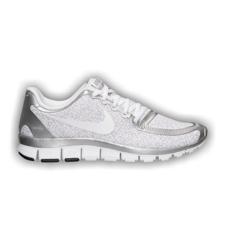 Nike free 5.0 v4 clearance silver