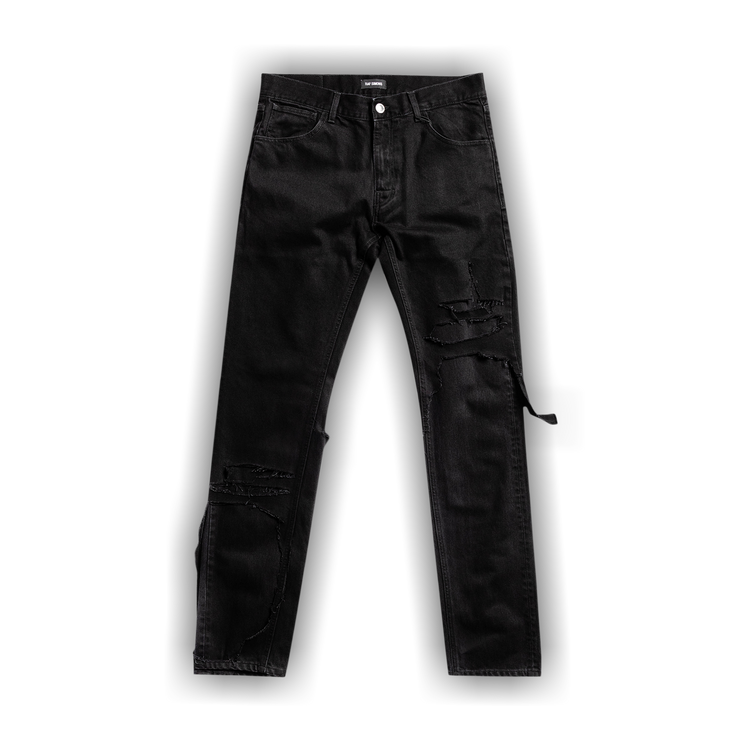 Y*a様 値下げ　Raf Simons ss23デストロイジーンズ未使用タグ付き Buy Raf Simons Double Destroyed Denim Jeans 'Black' - 201 311A