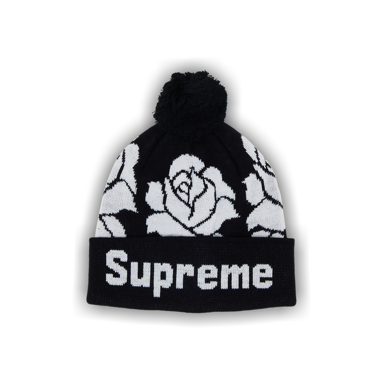 Buy Supreme Rose Beanie 'Black' - FW22BN52 BLACK | GOAT
