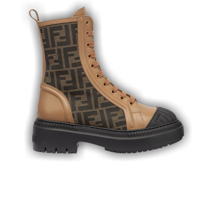 Buy Fendi Wmns FF Motif Domino Biker Boot Beige 8T8353 AJZF
