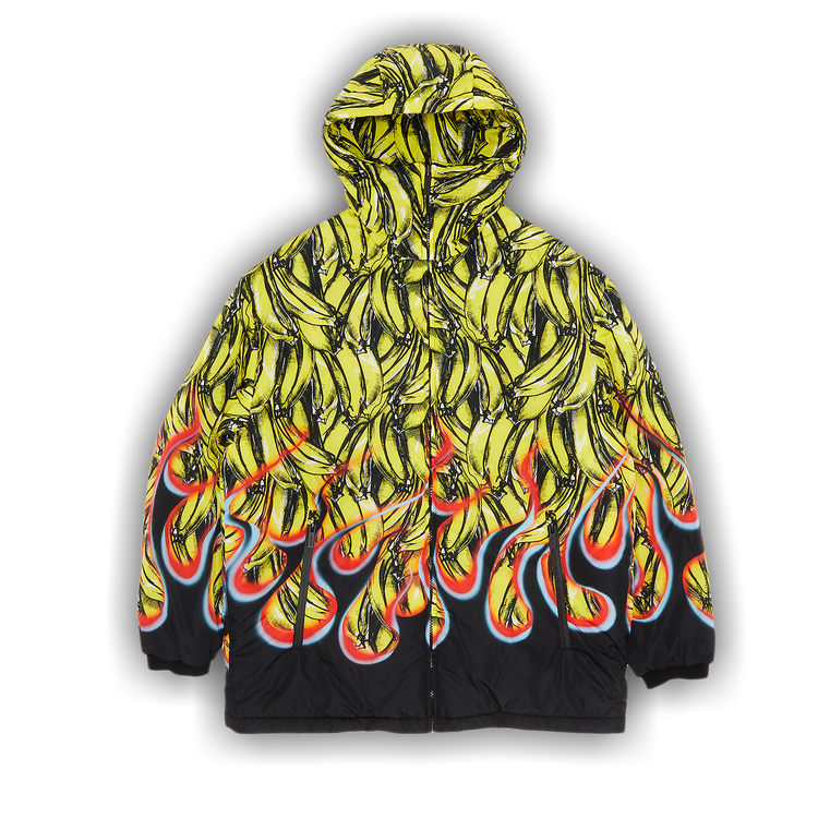 PRADA バナナ　アウター Buy Prada Bananas and Flames Padded Jacket - UCS318 1R8E