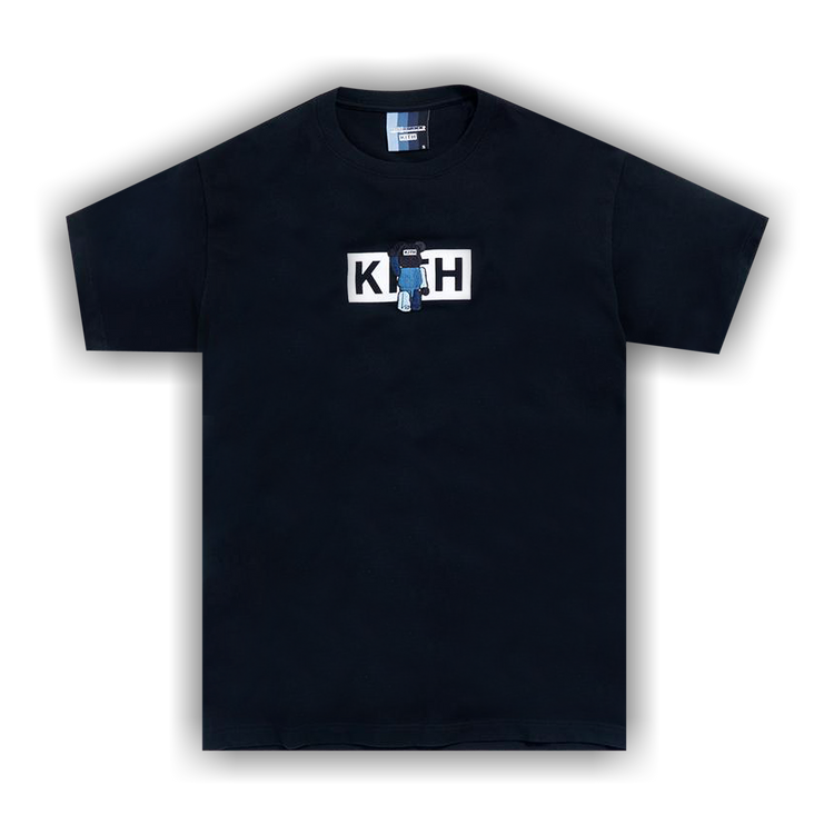 Buy Kith x Bearbrick Logo T-Shirt 'Black' - KH3578 100 | GOAT