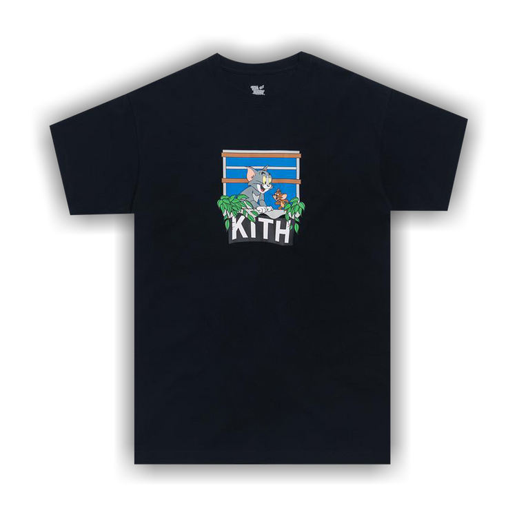 Buy Kith x Tom & Jerry Hang Out T-Shirt 'Black' - KH3525 100