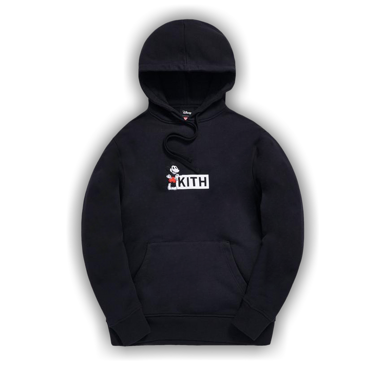 Buy Kith x Disney 20s Mickey Classic Logo Hoodie 'Black