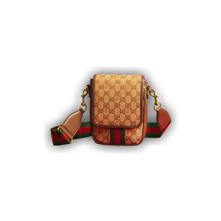Buy Gucci x Palace GG-P Canvas Messenger Bag With Web 