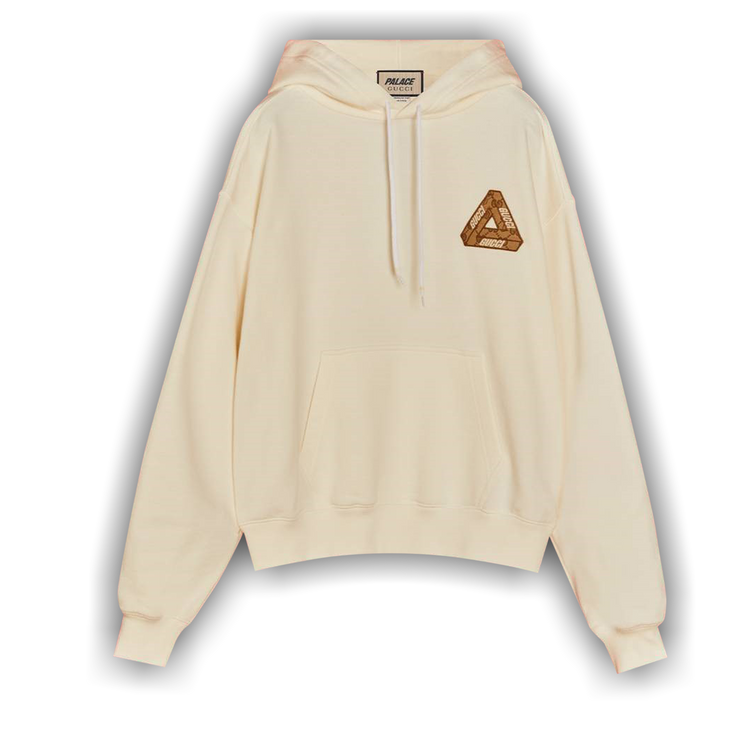 Buy Gucci x Palace Hoodie With Triferg GG Patch 'Ivory' - 720348