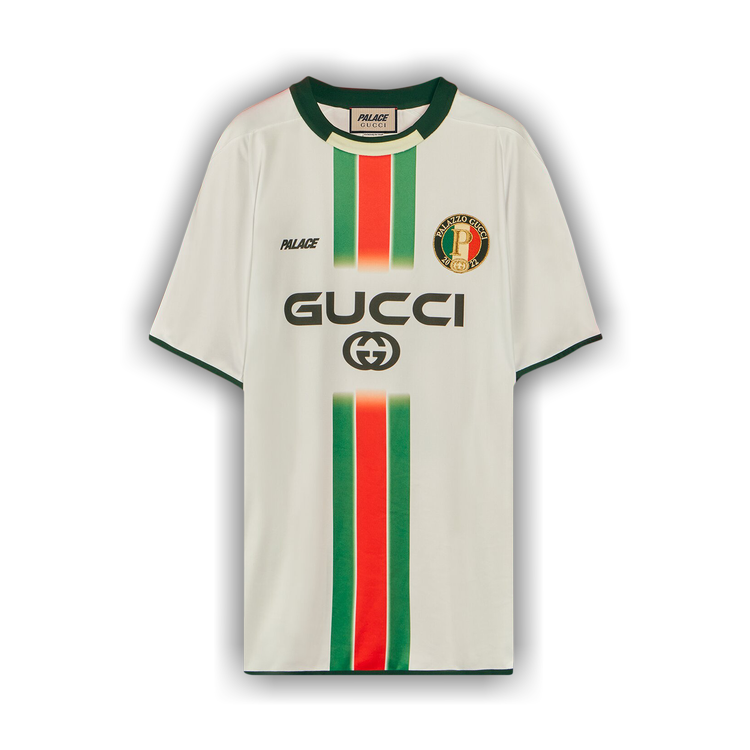 Contrast Trim Gucci Vintage Football Jersey