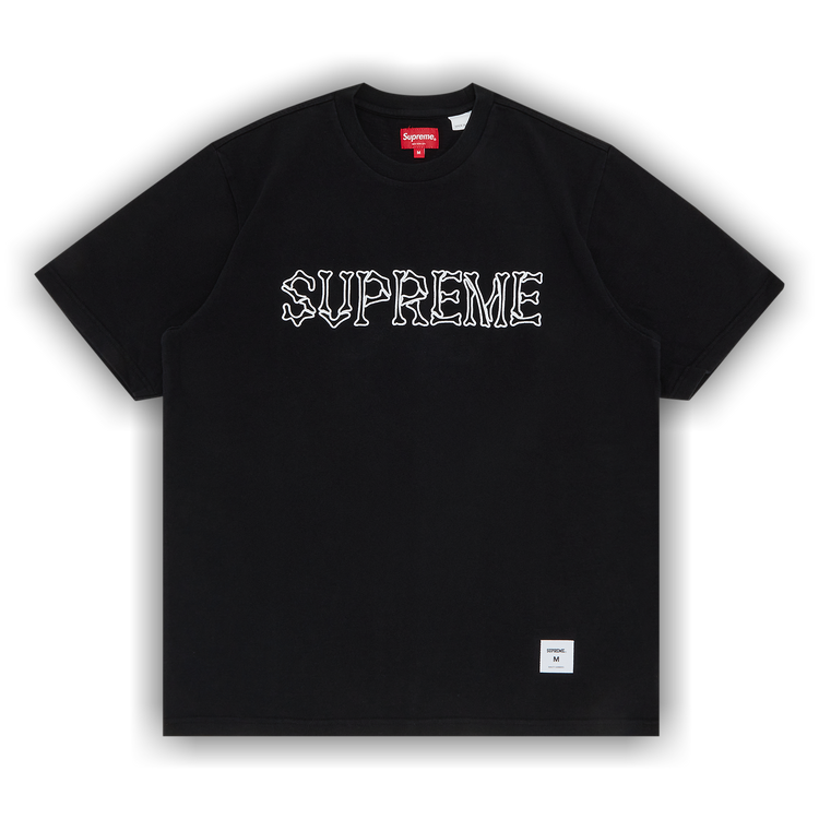 supreme Tシャツ 23awナイトメアSkeleton BLACK SUPREME シュプリーム 23AW Skeleton Tee スケルトン プリントT