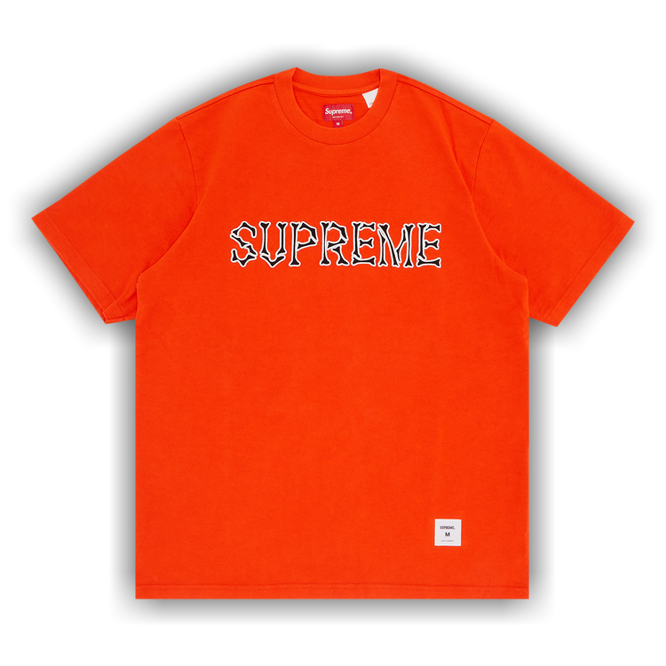 Buy Supreme Bones Short-Sleeve Top 'Orange' - FW22KN75