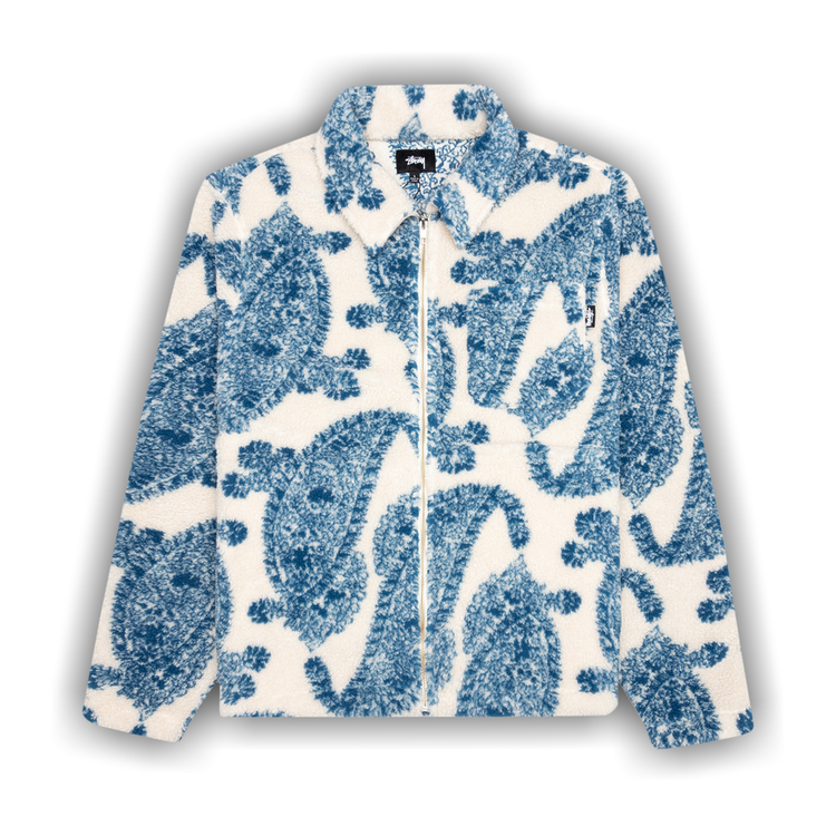 Buy Stussy Big Paisley Full Zip Sherpa 