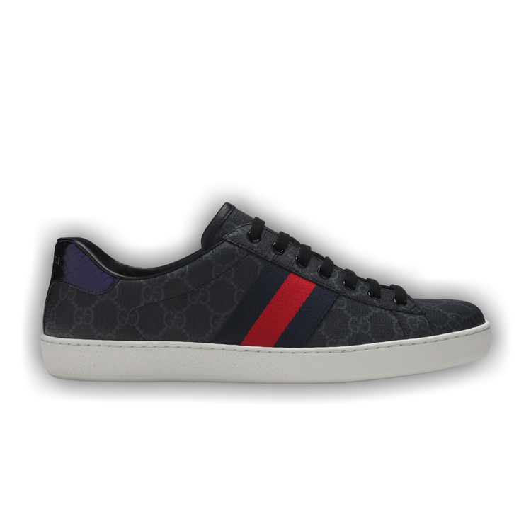Gucci ace gg supreme black deals