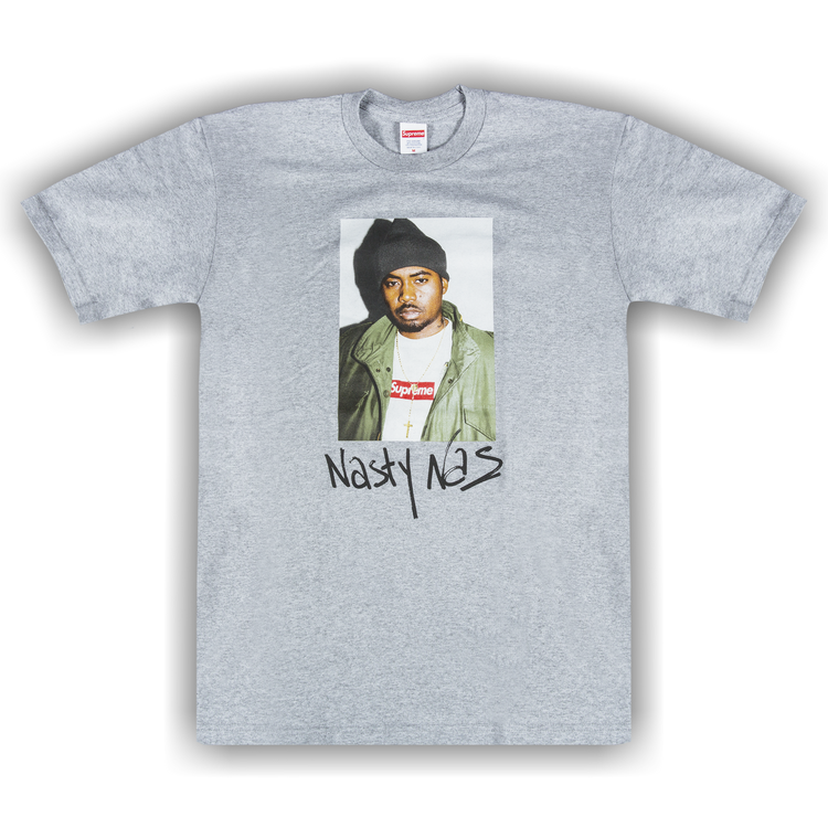 Supreme Nasty Nas Photo Tee グレー 588136_00.png.png