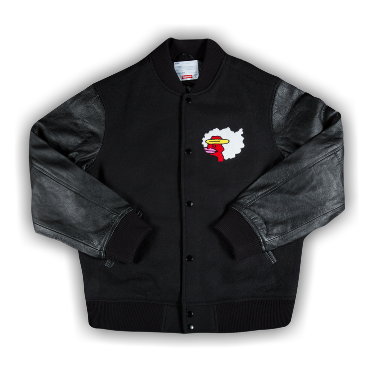 Buy Supreme Gonz Ramm Varsity Jacket 'Black' - FW17J30 BLACK | GOAT