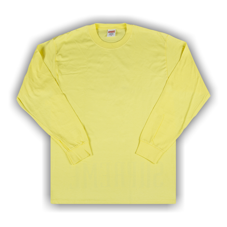 Buy Supreme Suicidal Long-Sleeve T-Shirt 'Yellow' - SS12T8