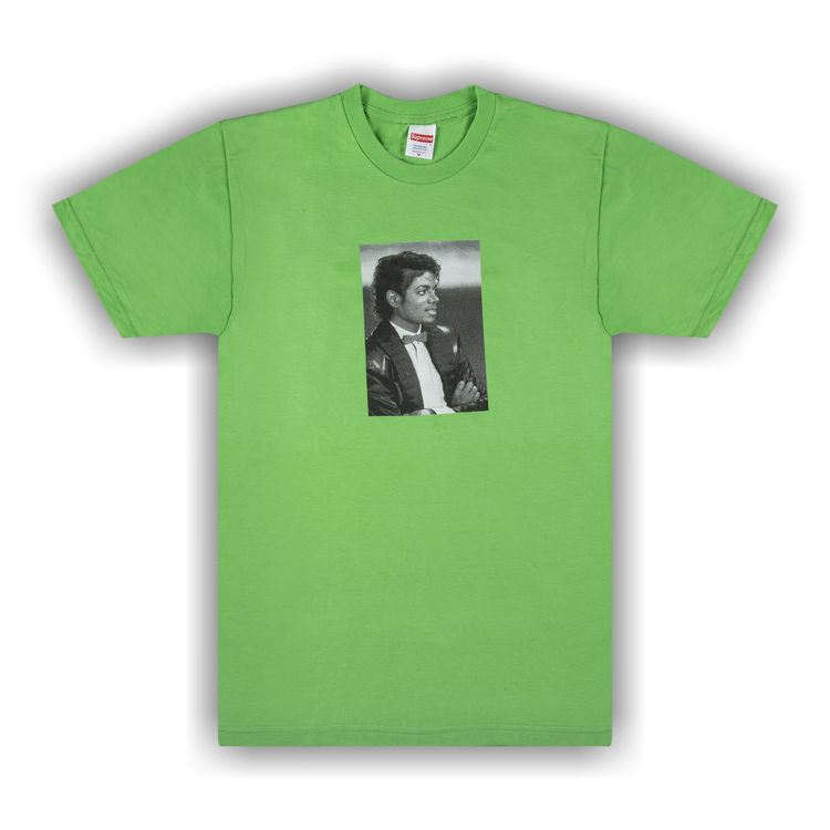 Buy Supreme Michael Jackson T-Shirt 'Lime' - SS17T11 LIME | GOAT