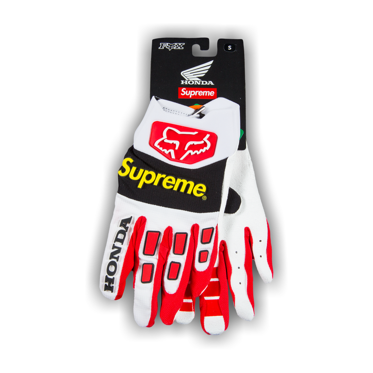 Buy Supreme x Honda Fox Racing Gloves 'Red' - FW19A14 RED
