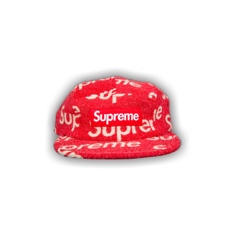 Buy Supreme Harris Tweed Camp Cap 'Red' - FW18H11 RED | GOAT