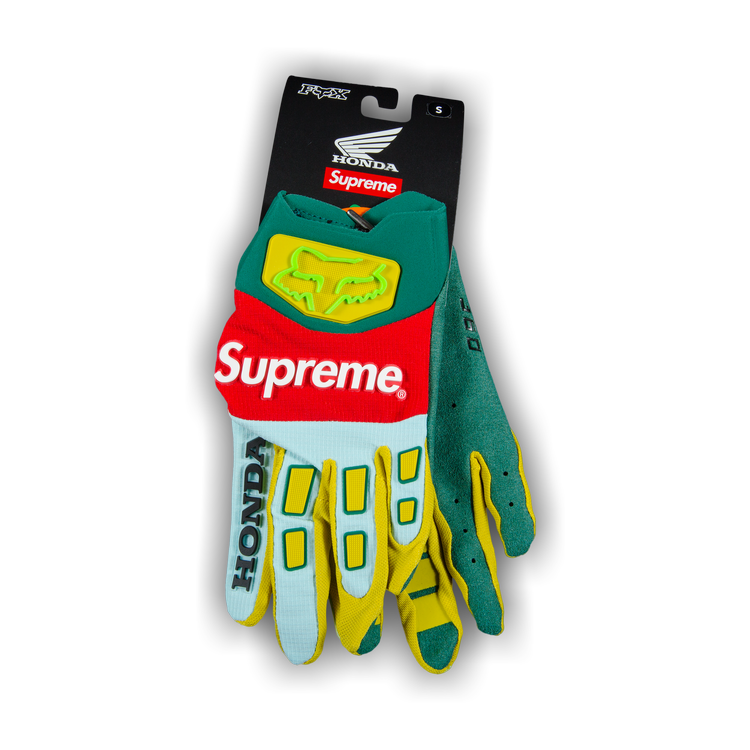 Supreme x Honda Fox Racing Gloves 'Moss'