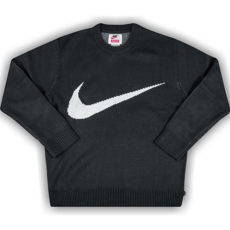 専用supreme Nike swoosh sweater black 黒