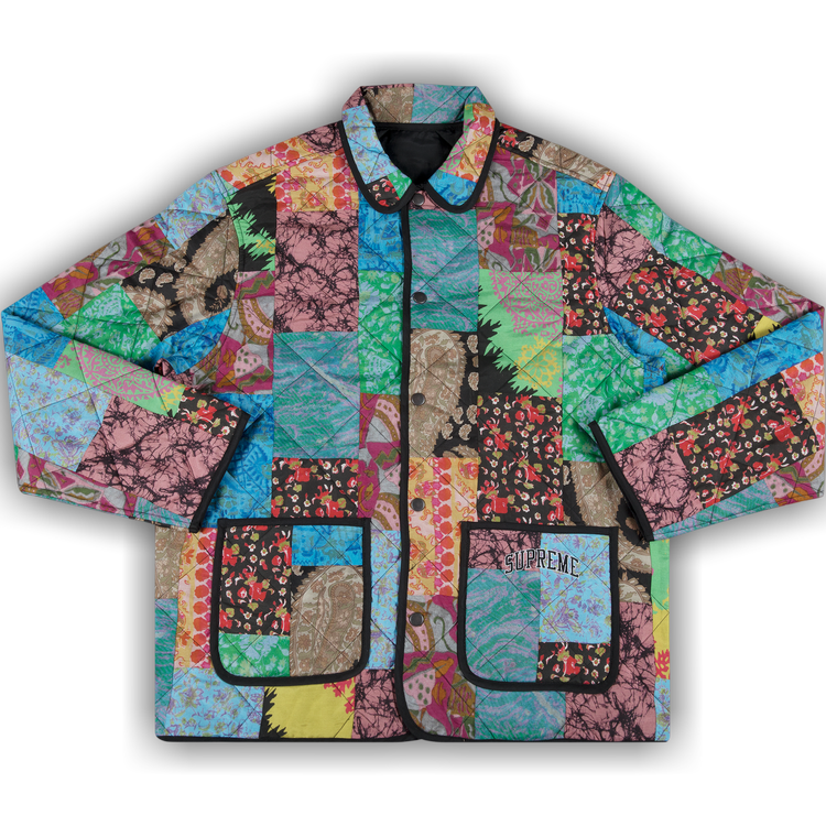 flydende egoisme sindsyg Buy Supreme Reversible Patchwork Quilted Jacket 'Multi' - SS19J94 MULTI -  Multi-Color | GOAT