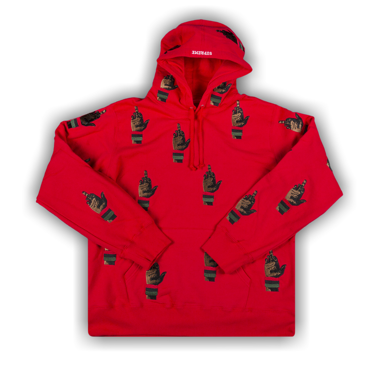 Buy Supreme Dead Prez RBG Embroidered Hooded Sweatshirt 'Red