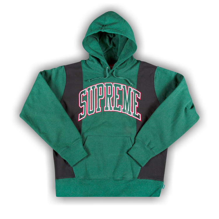 Buy Supreme Paneled Arc Hooded Sweatshirt 'Green' - FW19SW33 GREEN