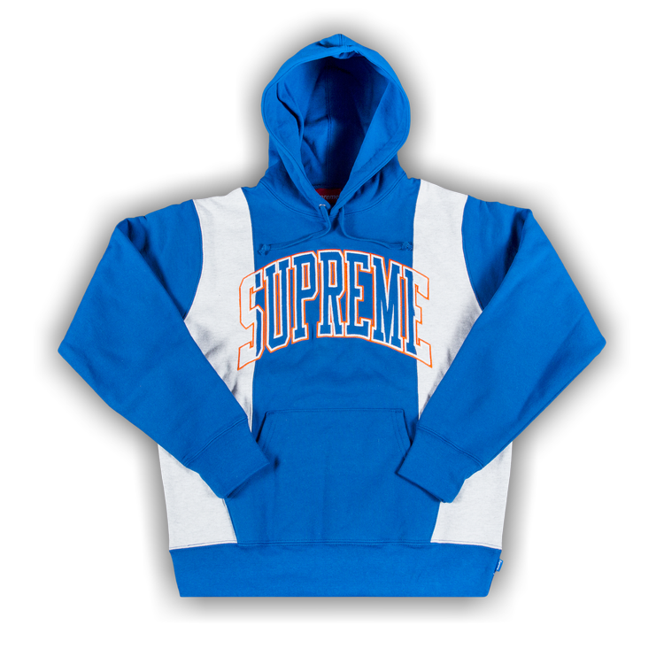 Buy Supreme Paneled Arc Hooded Sweatshirt 'Royal Blue ...