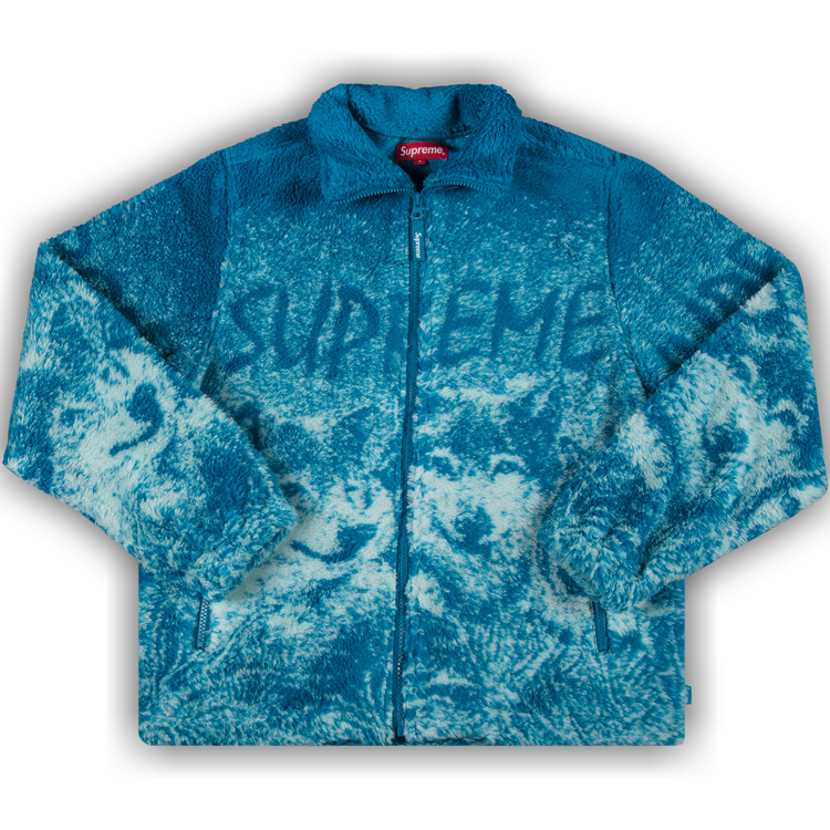 Buy Supreme Wolf Fleece Jacket 'Teal' - SS19J54 TEAL | GOAT