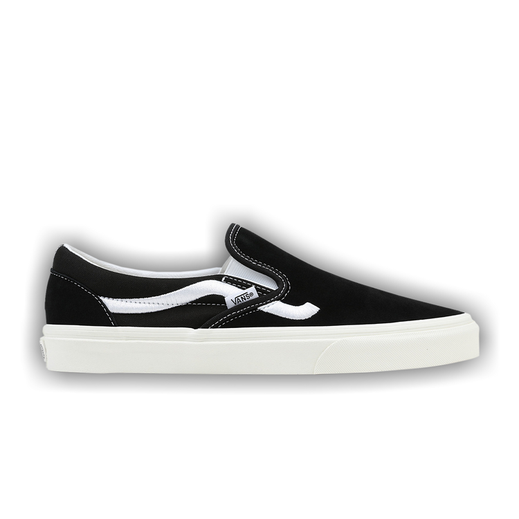 Buy Classic Slip On Sidestripe Black VN0A5JMHBL8 GOAT UK