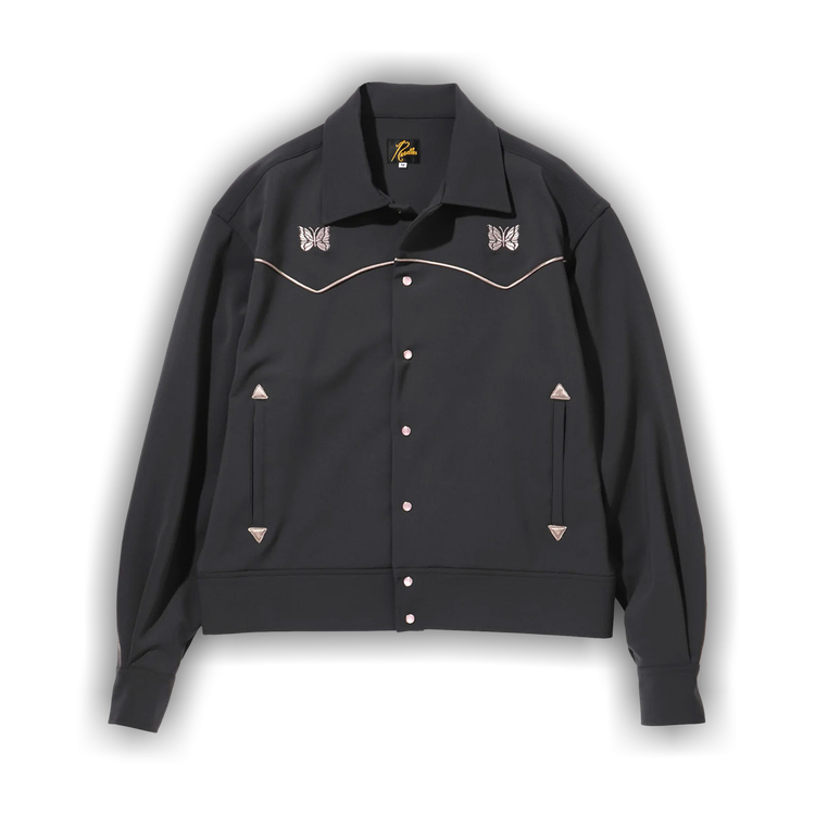 Buy Needles Piping Cowboy Jacket 'Black' - LQ162 BLAC | GOAT