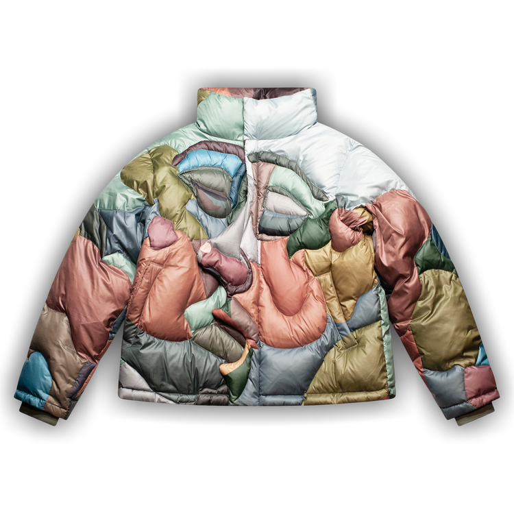 KidSuper Kissing padded jacket - Green