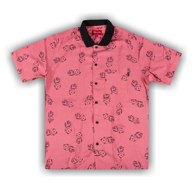 古典 SUPREME トップス Dice S Pink Shirt S/S Rayon トップス - www ...