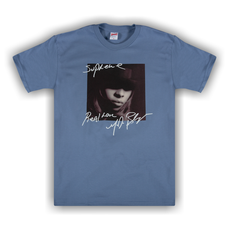Buy Supreme Mary J. Blige T-Shirt 'Slate' - FW19T23 SLATE | GOAT