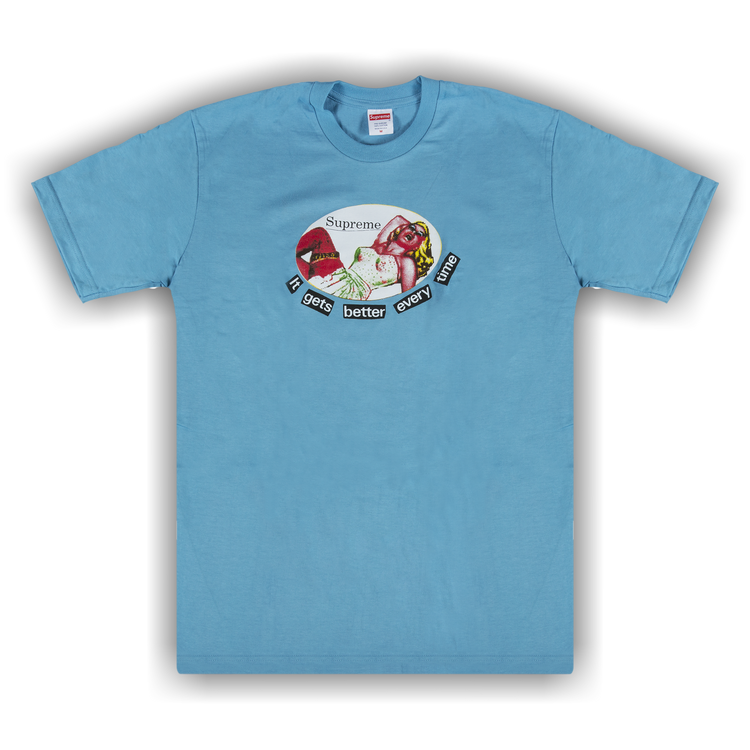 Buy Supreme It Gets Better Every Time T-Shirt 'Slate' - SS19T59